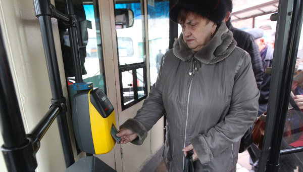 Турникет в автобусе Москва