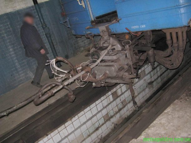 ЧП в Киеве: разрыв поезда