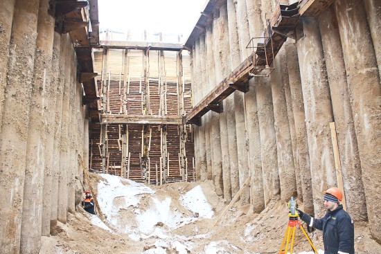 В Минске начали строить соединительную ветку между второй и третьей линиями метро