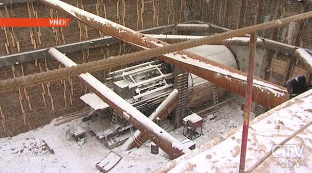 В Минске начали строить еще один тоннель на третьей линии метро