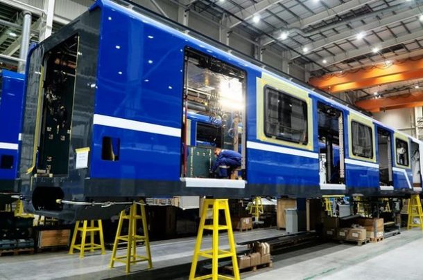 Российские блогеры показали вагоны для третьей линии Минского метро