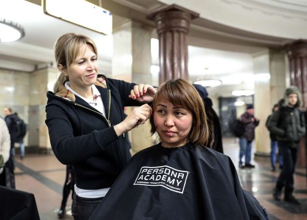 Московское метро провело бьюти-акцию в канун 8 марта