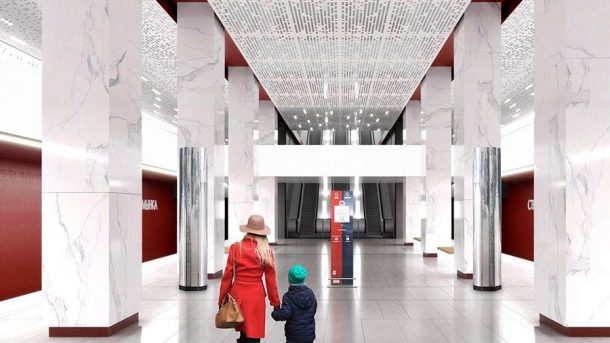 Станция «Стромынка» московского метро будет оформлена в трех цветах