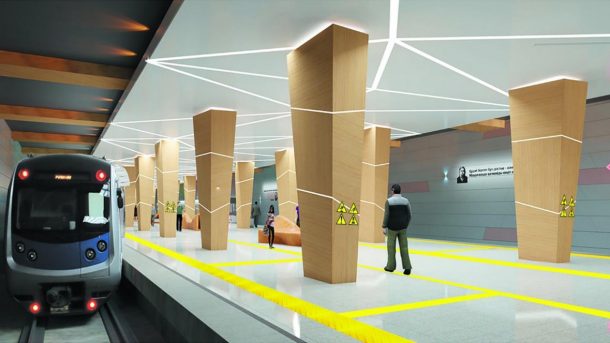 Алматинцам показали дизайн новых станций метро