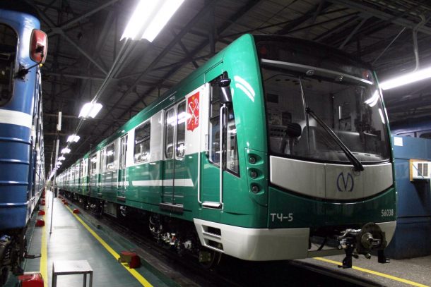 Новый состав «НеВа» пустят по «зеленой» ветке петербургского метро