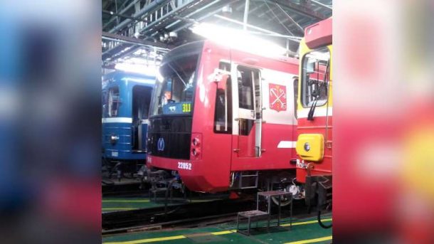 Петербургский метрополитен опубликовал фото нового состава