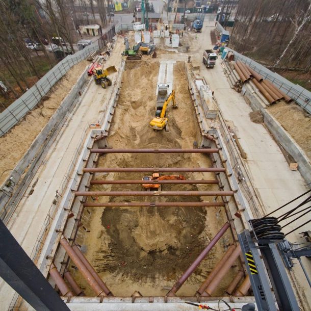 ​Киевский метрополитен показал строительство метро на Виноградарь